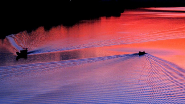 Perfume River in Hue Vietnam