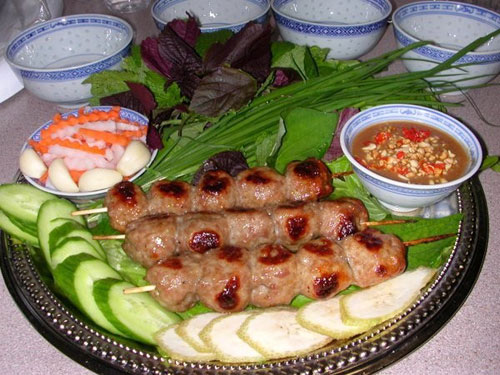 Nha Trang local food Nem Nuong