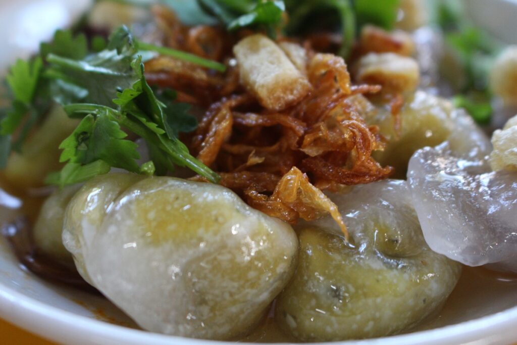 Gefilterte Tapioka-Knödel