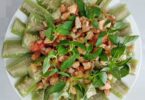 steamed sponge gourd with shrimp