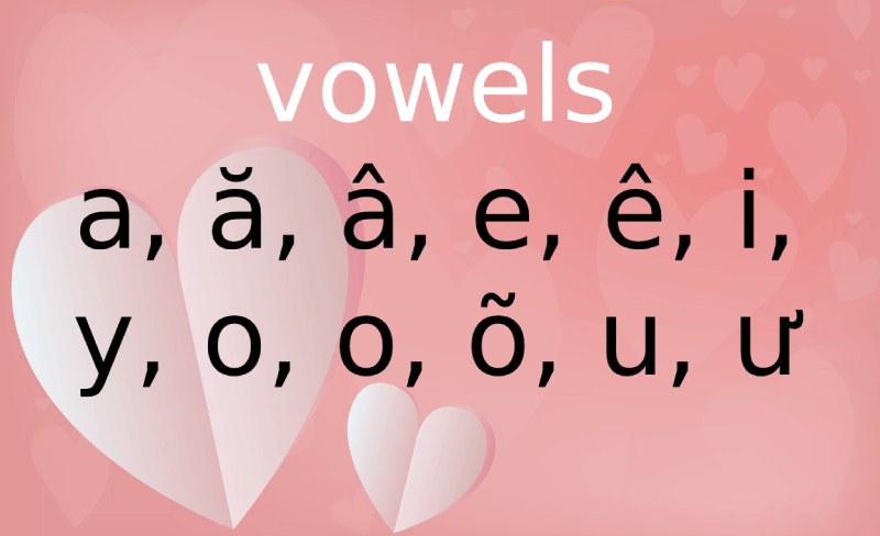 vietnamese vowels