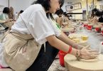 making pottery in bat trang
