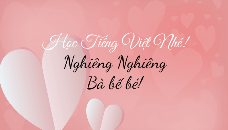 Learn Vietnamese alphabets