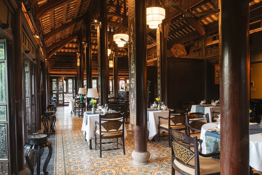 Luxury space of Ancient Hue Restaurant