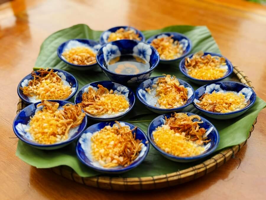 Banh Beo is a famous dish in madam thu restaurant menu.