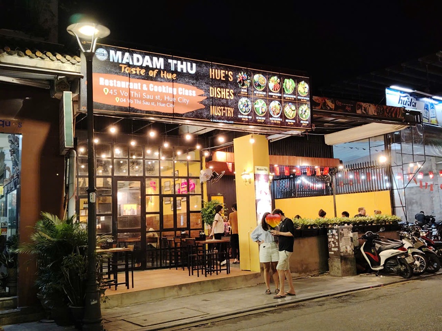 Family friendly Madam Thu Restaurant in Hue City