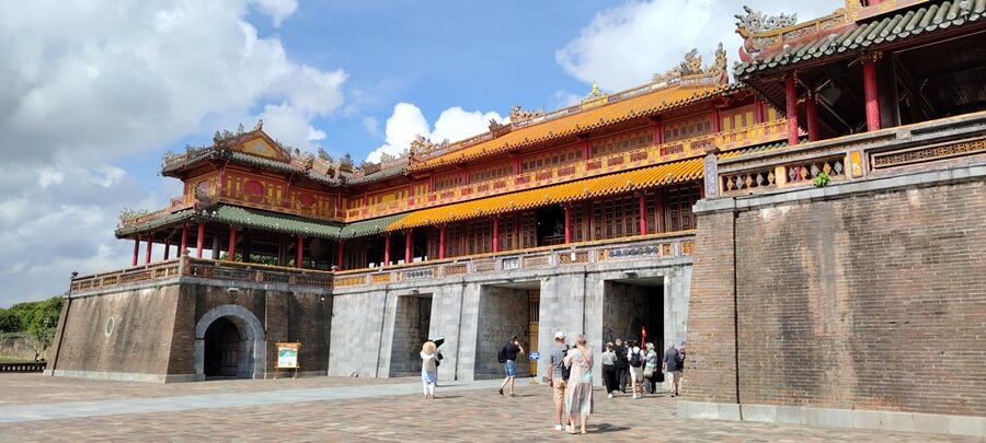 The Imperial City (Citadel) of Hue in central Vietnam